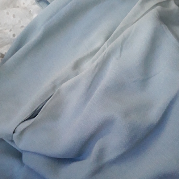 Splendid Indigo Midi Loose Fitted Crosshatch Dress - Picture 12 of 12